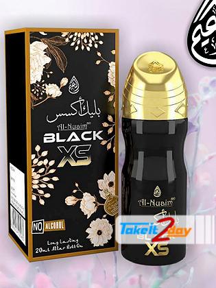 Al Nuaim Black XS Perfume Roll On  For Man And Women 20 ML CPO Pack OF 3